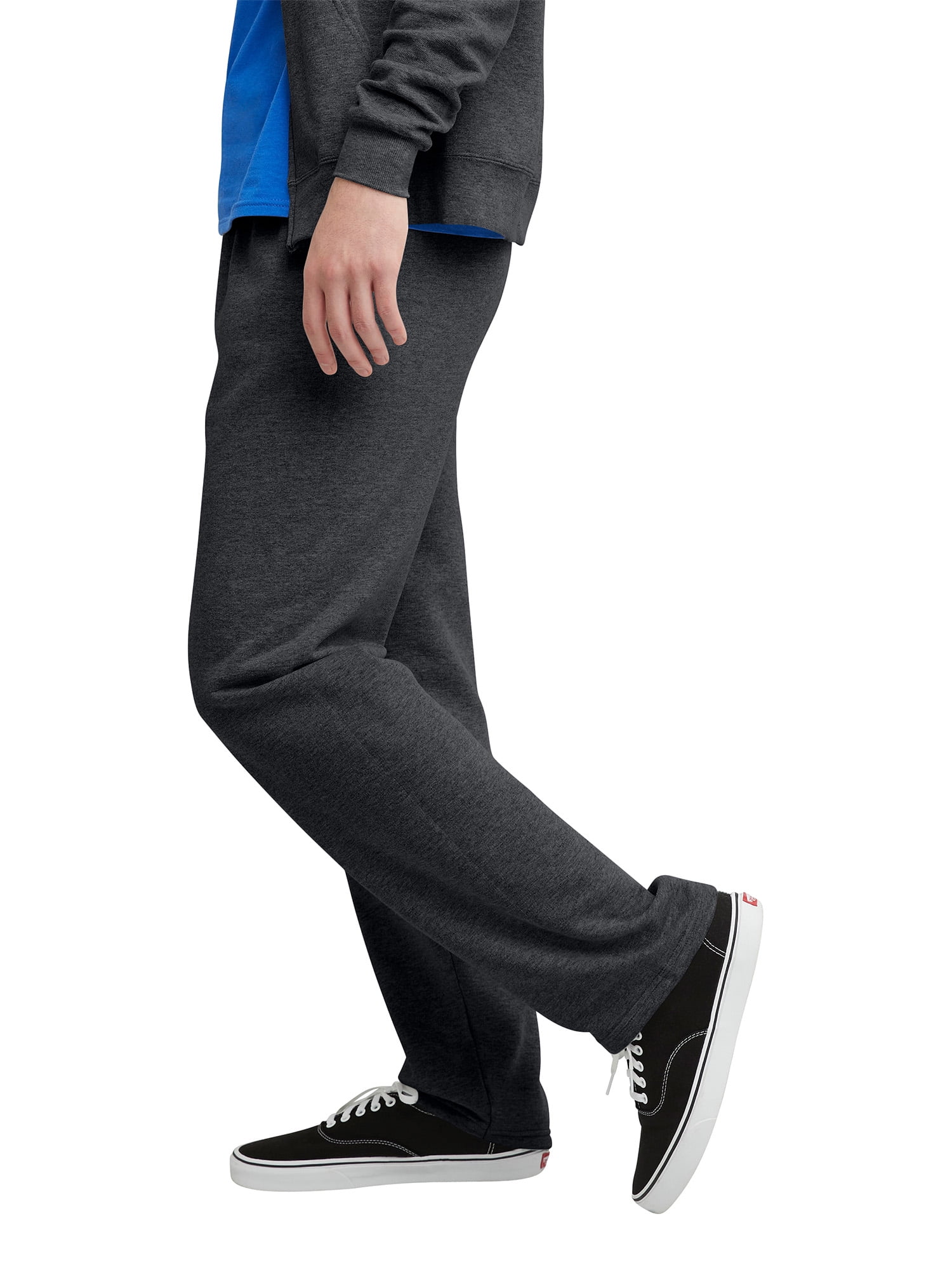 Hanes Men's and Big Men's EcoSmart Fleece Sweatpants with Pockets, up to Sizes  3XL 