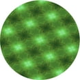 thumbnail image 1 of Ahgly Company Machine Washable Indoor Round Transitional Pea Green Area Rugs, 5' Round, 1 of 7