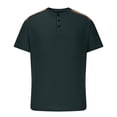 thumbnail image 2 of Short Sleeve Workout Tops for Men Mens T-Shirts V Neck Cotton Men 's Summer Lightweight Casual Shirts Mens Shirts Casual Button-Downs Big and Tall My Items, 2 of 8