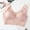 Pink, variant on Patlollav Womens Plus Size Bras Seamless Lace Sports Bra Push Up Wireless Bra Ladies Underwear