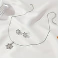 thumbnail image 3 of JUSIP 2pcs/ set Exquisite Snowflake Earrings Set - Christmas Jewelry Collection for Men and Women - Creative Party Accessories with Necklace and Earrings, 3 of 7