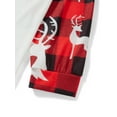 thumbnail image 6 of Nituyy Family Christmas Pjs Matching Sets Christmas Pajamas Santa Printed Top and Plaid Pants Sleepwear for Family, 6 of 10