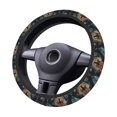 thumbnail image 2 of Balery Tree Meditating Golden Retriever Fundas elásticas antideslizantes para volante, funda protectora universal para hombre y mujer, 15 pulgadas, accesorios para coche., 2 of 6