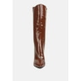 thumbnail image 2 of TSAROH Zip Around Calf Boot In Tan, 2 of 5