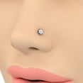 thumbnail image 4 of 0.04 Carat 7-Stones Cluster Diamond Nose Pin Stud in 14K White Gold, 4 of 4
