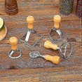 thumbnail image 2 of [13 Pieces Upgraded] 6 Pieces Ravioli Maker Cutter Stamp Set With Wooden Handle Four Shapes And 7 Pieces Stainless Steel Dumplings Maker Three Sizesfo, 2 of 4