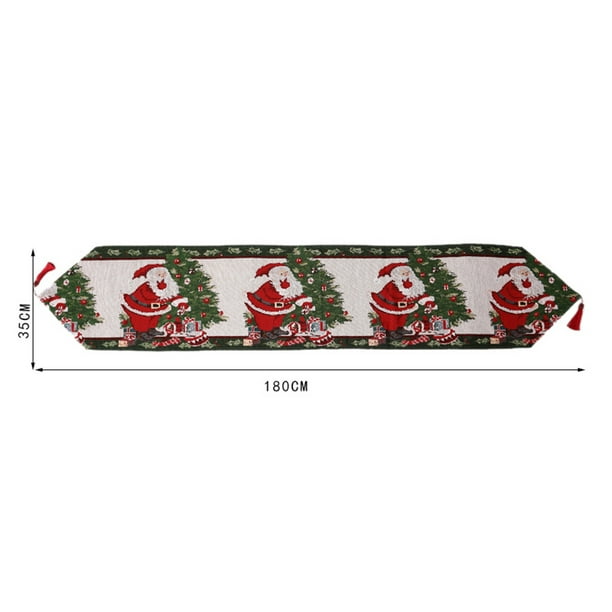 Chemin de table Noël traditionnel 30 x 500 cm à prix minis sur