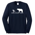 thumbnail image 2 of Wild Bobby Ancient Personal Trainers Funny Bear Chase Men Long Sleeve Shirt, 2 of 6