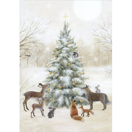 LPG Greetings Animals Decorating the Tree: Sarah Summers Christmas