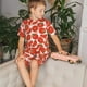 thumbnail image 4 of Balery Tomatoes Conjunto de Pijama Infantil de Manga Corta con Estampado – Ropa de Dormir de Algodón Suave-Small, 4 of 6