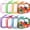 Multicolor, variant on 8 Packs Storage Bags with Zipper, Clear PVC Organizing Bags, Storage Organizer with Portable Handle, Travel Organizer Bags for Building Blocks, Puzzle, Toys and Books