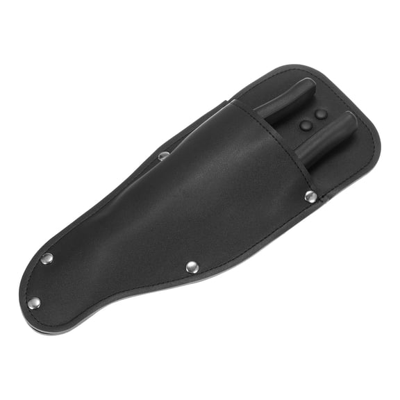Uxcell Garden Pruner Sheath, Portable PU Leather Pruning Shears Sheath Pliers Holder for Belt/Hand Pruner [Black]