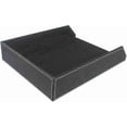 thumbnail image 2 of A4 Leather Desk Files Mail Tray Black, 2 of 4
