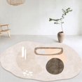 thumbnail image 1 of Rugs for Living Room Irregular Shape Modern Abstract Area Rug Aesthetic Rug for Livingroom Bedroom Diningroom Home Office Floor Carpet Rugs, 1 of 1