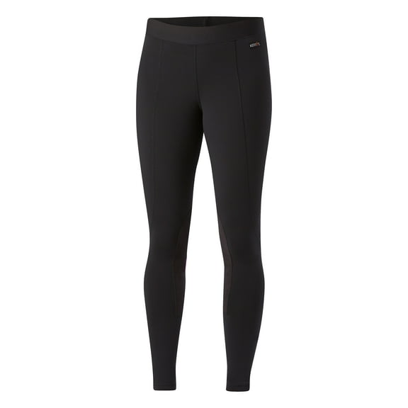 Kerrits Women's Flow Rise Performance Tights in Black or Tan (Black, Small)