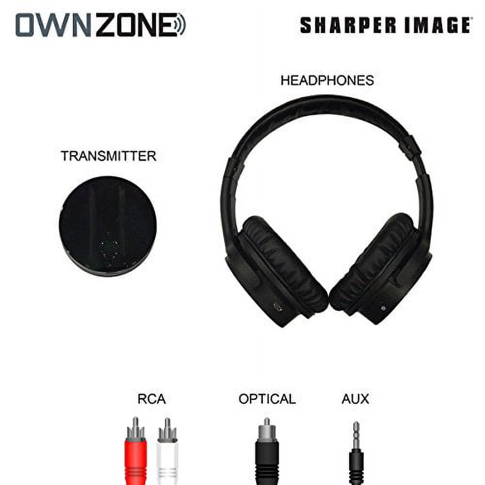 Sharper Image Own Zone Wireless Over The Ear TV Headphones 1 pk
