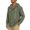 Army Green, variant on Hoodies Men Linen Hoodie With Button Front Casual Long Sleeve Summer Pullover