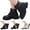 Black, variant on Dakaela Boys Girls Ankle Boots Toddler Waterproof Lace up Combat Booties Kids Buckle Motorcycle Riding Shoes with Side Zipper Black 13