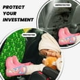 thumbnail image 4 of Naloa St Patrick's Day2 2Pcs Anti-Kick Back Seat Cover Kick Mat, Car Seat Protector with 3 Storage Pockets, 4 of 8