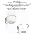 thumbnail image 3 of Wall Mount for HomePod 2 Speaker, Aluminum Alloy Mounting Bracket Stand for HomePod 2, Space Saving, 3 of 8