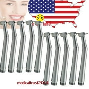 10 Pcs Single Water Spary Standard Head Dental High Speed Handpiece Tips Push Button 4Hole Kit Dentist Equipment