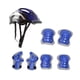 thumbnail image 2 of Juego de rodilleras para casco de bicicleta para niños, protector de muñeca, casco deportivo, casco de ciclismo para Azul, 2 of 9