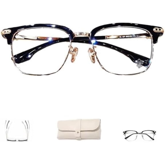 Automatic Zoom Anti-Blue Light Presbyopia Glasses, Self Adjusting Eyeglasses, Adjustable Reading Glasses