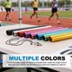 thumbnail image 4 of Testigo de Relevos de Atletismo, Testigo de Aluminio para Equipo de Carrera con Silbato 11.5" & 2 Paquete & Plata - Ideal para (Al aire libre/Atletismo/Deportes/Carrera/Juego), 4 of 6