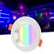 thumbnail image 4 of Luz inteligente, anillo de plata RGB CW LED, luz de techo, diseño exquisito, 4 of 13