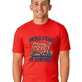 thumbnail image 2 of Fourth Of July Men's United Steaks of America Short-Sleeve Patriotic Novelty Funny T-Shirt, 2 of 5
