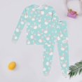 thumbnail image 2 of Girl Easter Pajamas 3t Cartoon Printed Long Sleeve Shirts Top with Elastic Waistband Pants 2pcs Sleepwear Easter Day Gift,Beige,2-3 Years, 2 of 3