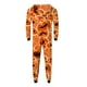 thumbnail image 4 of Family Halloween Pjs Matching Sets Halloween Print Long Sleeve Zippered One Piece Pajama Hooded Jumpsuit Winter Halloween Pjs Family Set, 4 of 4