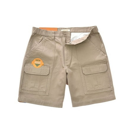 Savane Men's Size 40 UPF 30 Comfort Hiking Cargo Shorts w/Tech Pocket,