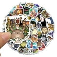 thumbnail image 5 of Mukay 50Pcs Hayao Miyazaki Anime Stickers Pack, Waterproof Cute Cool Teens Funny Theme for Party Favors Gifts, Personalized Your Own MacBook, Laptop, Guitar, Luggage, Skateboard, Car, 5 of 6