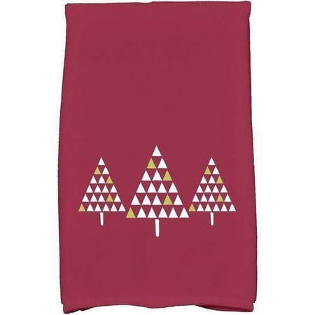 Simply Daisy 18" x 30" Trio of Trees Holiday Geometric Print Kitchen Towel