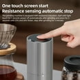 thumbnail image 4 of Moulin à Café Électrique Portable Type‐C Rechargeable à Noyau en Acier Inoxydable, Moulin à Meules Sans Fil avec Réglages de Mouture Multiples, Écran LED, Écran Tactile, Moulin Automatique à Grains de Café pour Café Filtre /, 4 of 9