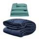 thumbnail image 1 of Edredón Individual Homy Azul + Sábanas Softy Verde, 1 of 7