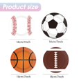 thumbnail image 2 of Platos para fiesta Fitoyplak, 40 piezas, 18 cm, temática deportiva, 2 of 6