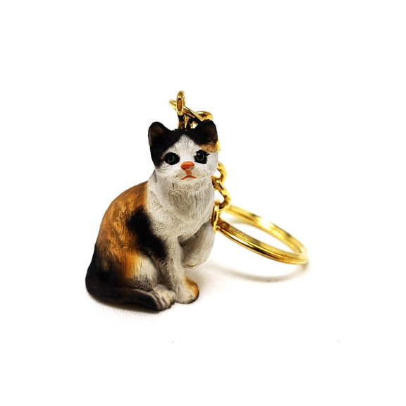 Conversation Concepts Calico Cat Keychain