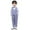 Blue, variant on Elegant Boys' Formal Three-Piece Ensemble with Vest, Pants, and Bowtie - Ideal for Formal Events, Weddings, and Special Occasions