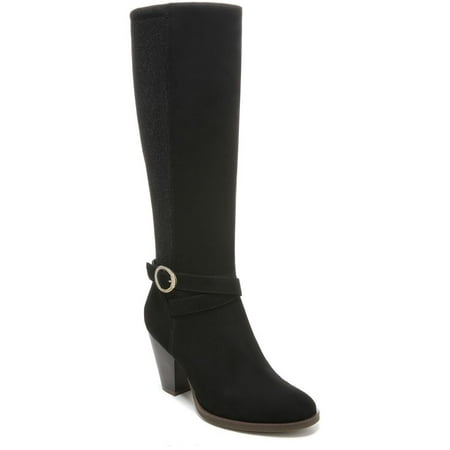 UPC 736702138337 product image for Dr. Scholl s Shoes Womens Knockout Faux Suede Round Toe Mid-Calf Boots | upcitemdb.com