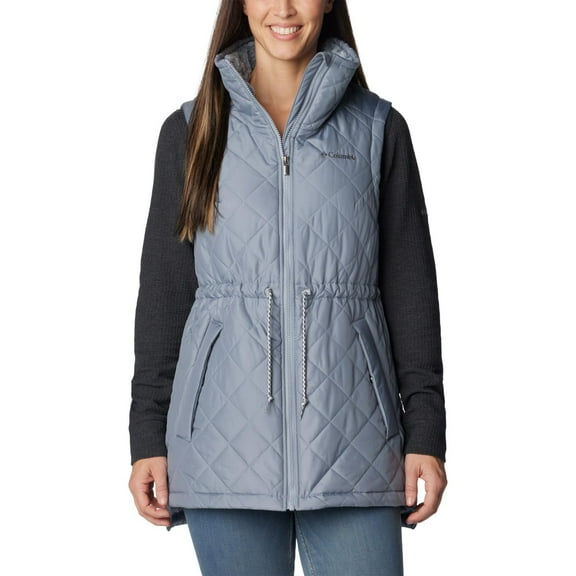 Columbia Women's Copper Crest Mid Vest, Tradewinds Grey, X-Large