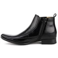 thumbnail image 3 of Majestic Men's 76631 Leather Lined Ankle High Chelsea Dress Boots, 3 of 6