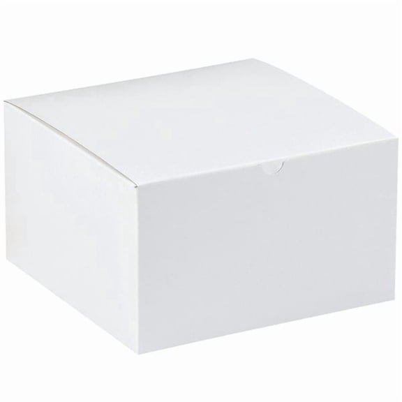 Box Partners GB101 10 in. x 10 in. x 6 in. White Gift Boxes