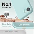 thumbnail image 4 of Funda de Silicona Premium, Forro de Microfibra Suave, a Prueba de Golpes, para iPhone 16e/17e 6.1", Menta, 4 of 7
