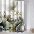 thumbnail image 4 of Cortina de Tela de poliéster resistente Cortina de impermeable, de pintura digital para de , cortinas de loto c BLESIY Cortinas de baño, 4 of 7