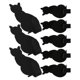 thumbnail image 4 of Cat Shaped Hook Stainless Steel Hook for Holding 8Pcs Sticky Adhesive Hooks, 4 of 5