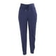 thumbnail image 1 of Pantalones deportivos para correr poliéster de secado rápido transpirable con cordón pantalones de entrenamiento físico azul marino, 1 of 8