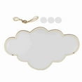 thumbnail image 2 of Espejo decorativo acrílico con nube de conojo, resistente al agua de buena, fácil de instalar para decoración de la decoración de la decoración del hogar para la mayoría de superficies, 2 of 7
