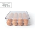 thumbnail image 6 of Totally Kitchen Plastic Egg Storage Container, 24 Egg Tray, Clear, 6 of 6